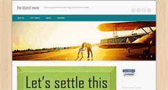 Desktop Screenshot of bluestmuse.com