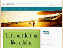 Tablet Screenshot of bluestmuse.com